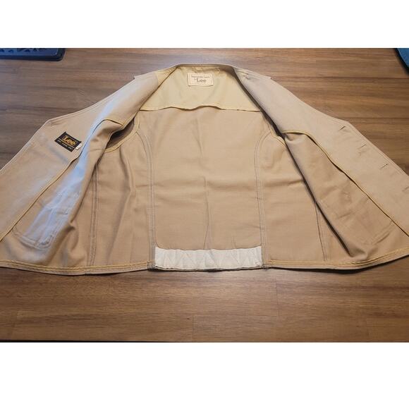 VTG 70s Separate-Lees by LEE Men’s Tan Vest 42R Made in USA Workwear EUC - Picture 7 of 9